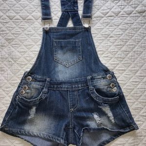 Denim overalls